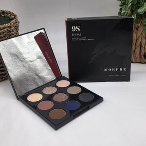Morphe 9S So Chill Eyeshadow Palette - Blue, Brown, Cream